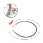 Brake Oil Hose Line for Motorcycle (33", Stainless Steel, Banjo Fitting)