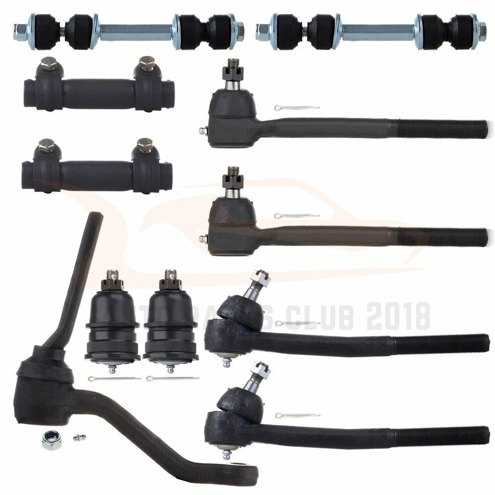 11PCS Front Ball Joints Tie Rods Adjusting Sleeves for Buick LeSabre