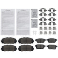 Set of 4 Ceramic Brake Pads for Toyota Prius Prime (2017–2019)