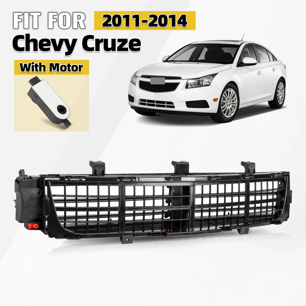 Front Radiator Shutter Grille Air Intake with Motor for Chevy Cruze (2011–2014)