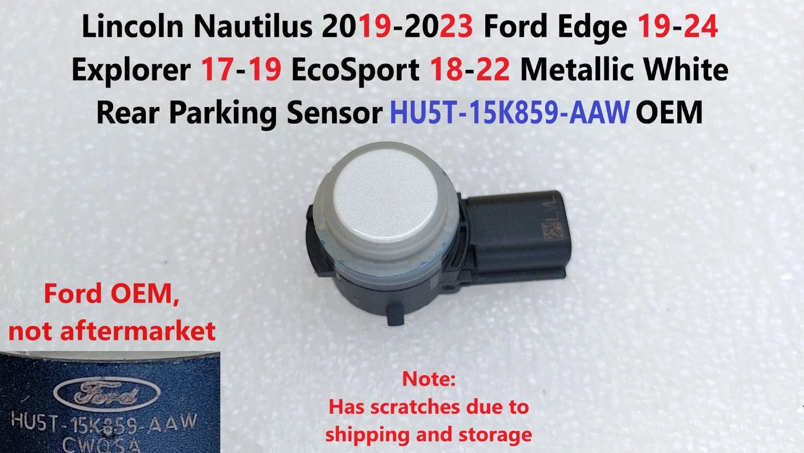 Rear Parking Sensor for Lincoln Nautilus (2019–2023) HU5T15K859AAW