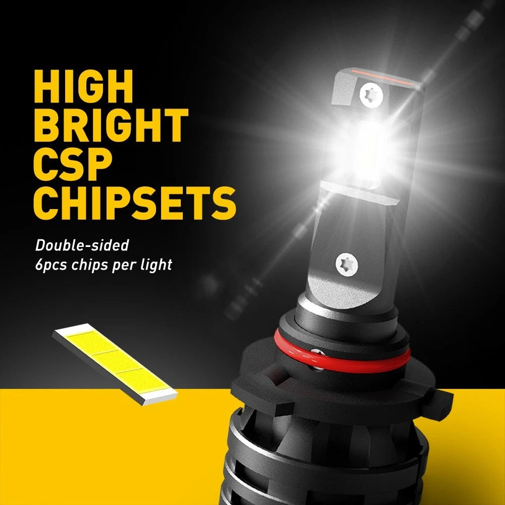 9005 LED Headlight Bulbs Kit for HB3 (6000K, 50000LM)