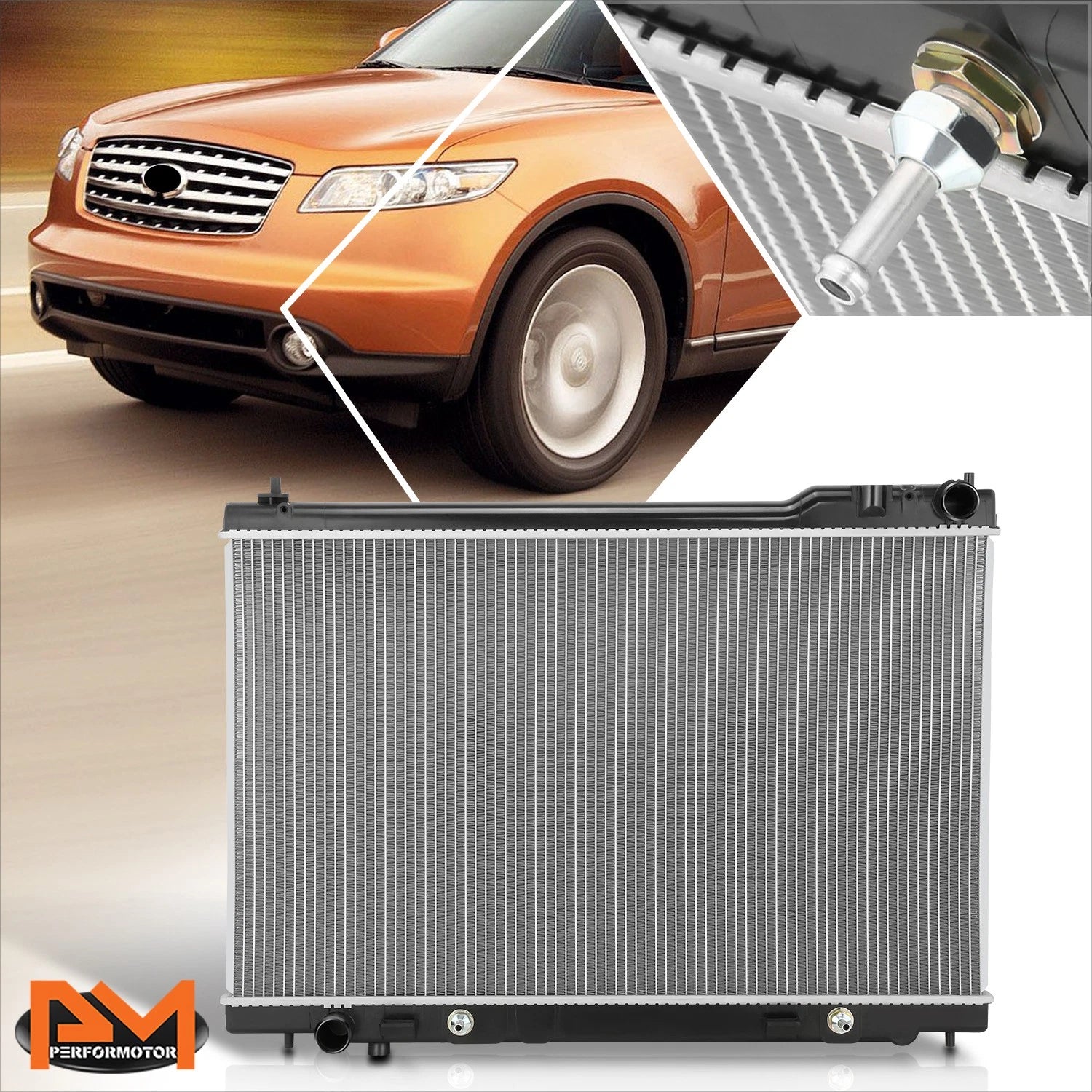 Aluminum Core Cooling Radiator for Infiniti FX45 (2003–2008) DPI-2671