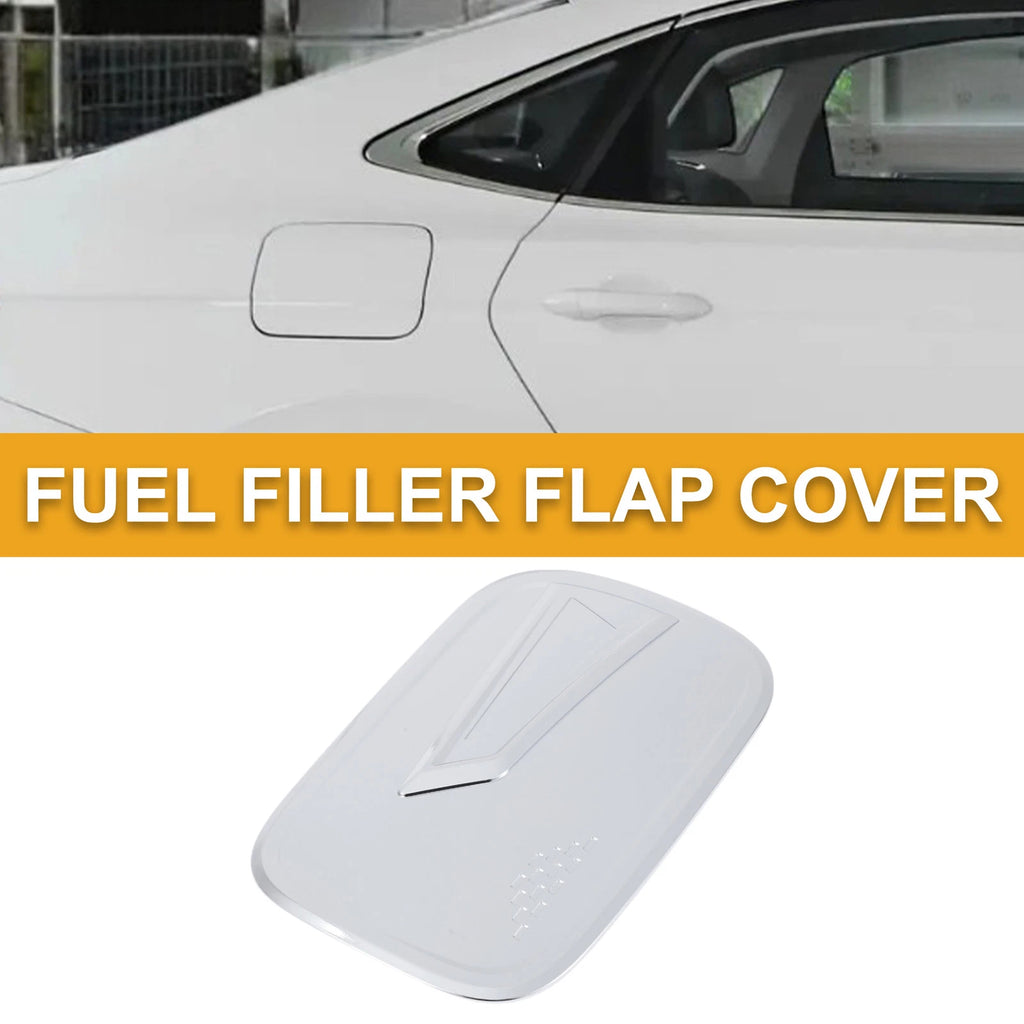 Fuel Tank Door Cap for Honda CR-V (2017–2022) Chrome Silver Tone