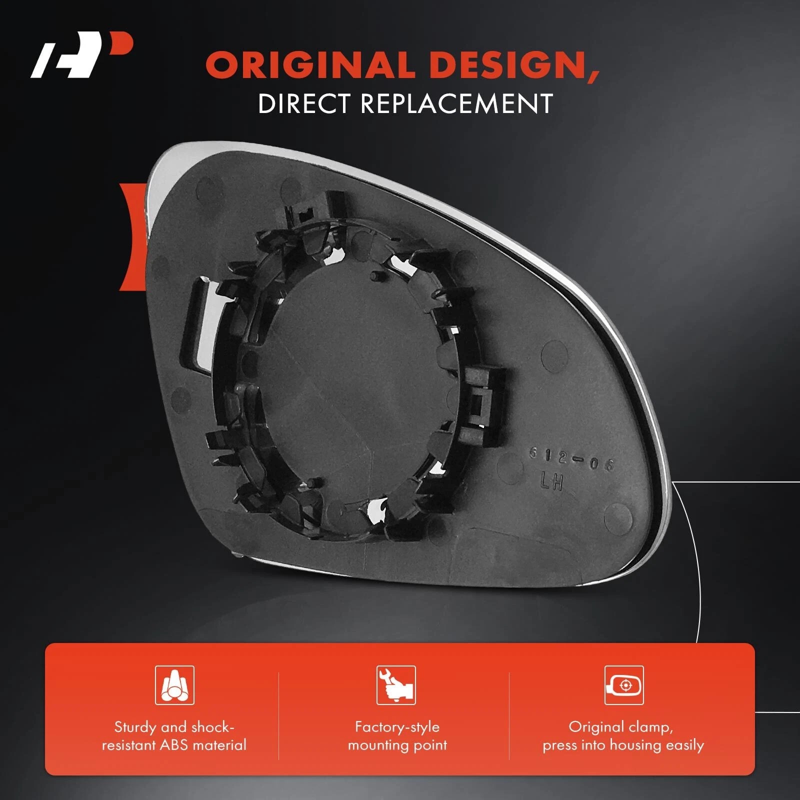 Driver Manual Mirror Glass for Buick Verano (2012-2017)