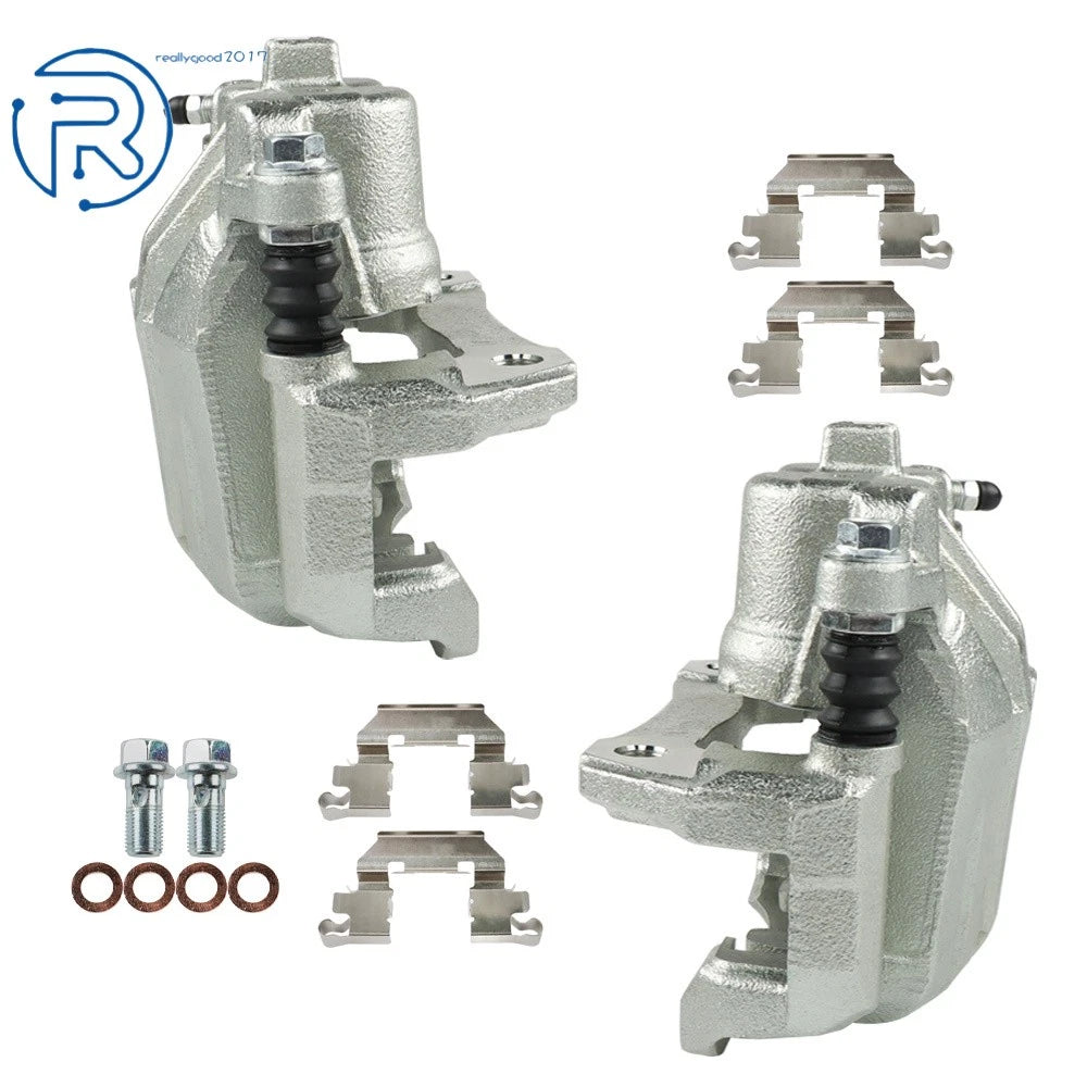 2X Front Brake Caliper w/ Bracket for Honda CR-V (2007–2016) Acura RDX (2007–2012)