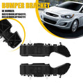 2X Front Bumper Cover Brackets for Hyundai Accent (2012–2017)