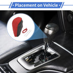 1 Pc Gear Shift Knob Cover for Chevrolet Cruze (2011–2015) Red Black