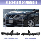 1 Pair Front Bumper Support Bracket for Nissan Rogue Sport (2017–2022)