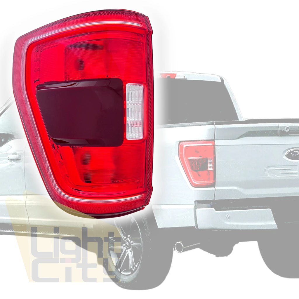 Tail Light for Ford F-150 (2021–2023) w/ BLIS Driver Side Halogen