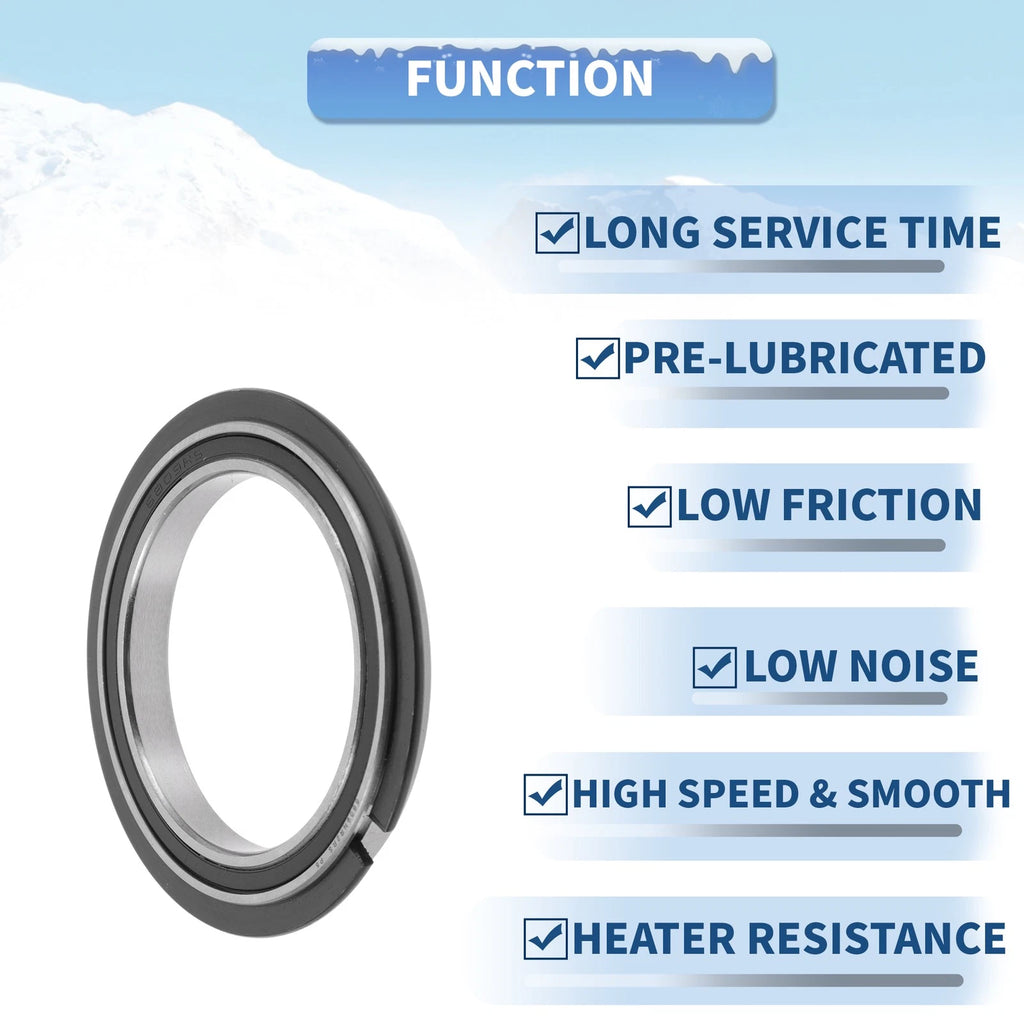 Deep Groove Ball Bearing 6809NR2RS for Scooter Skateboard (45x58x7mm)