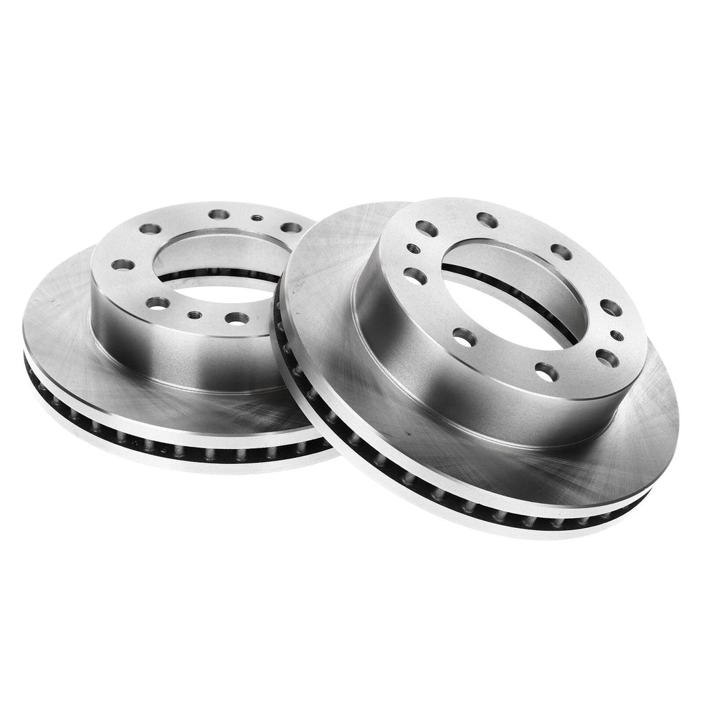 Front Disc Brake Rotors & Ceramic Pads for Chevy Silverado 2500 (2002-2004)