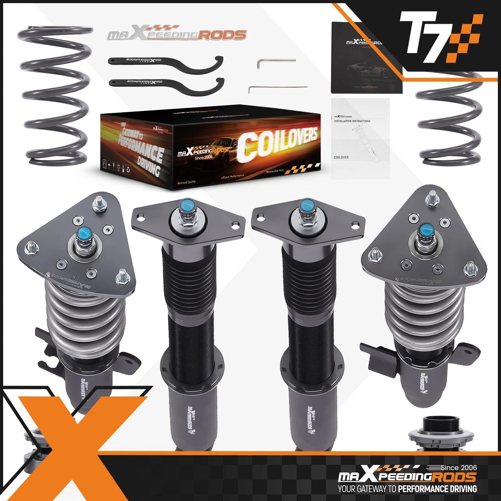 Coilovers Suspension Lowering Kit for Mazda 3 (2004–2013)