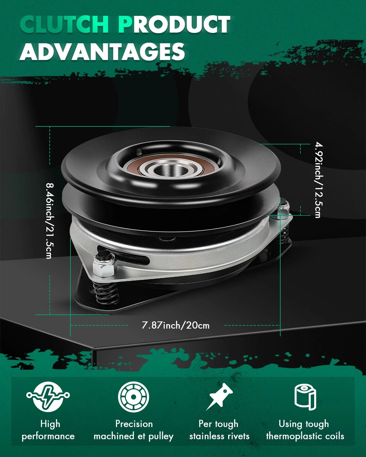 Electric PTO Clutch for Husqvarna (532400008, 532179334, 532414336, 471717P)