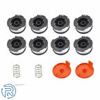 8PK String Trimmer Spool for Black and Decker AF-100-3ZP (30ft .065")