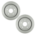 Set of 2 Bosch QuietCast Rear Brake Disc Rotors for Chrysler Dodge