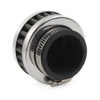 42mm Air Intake Filter Cleaner for Motorcycle - Rubber Bend, Steel Mesh