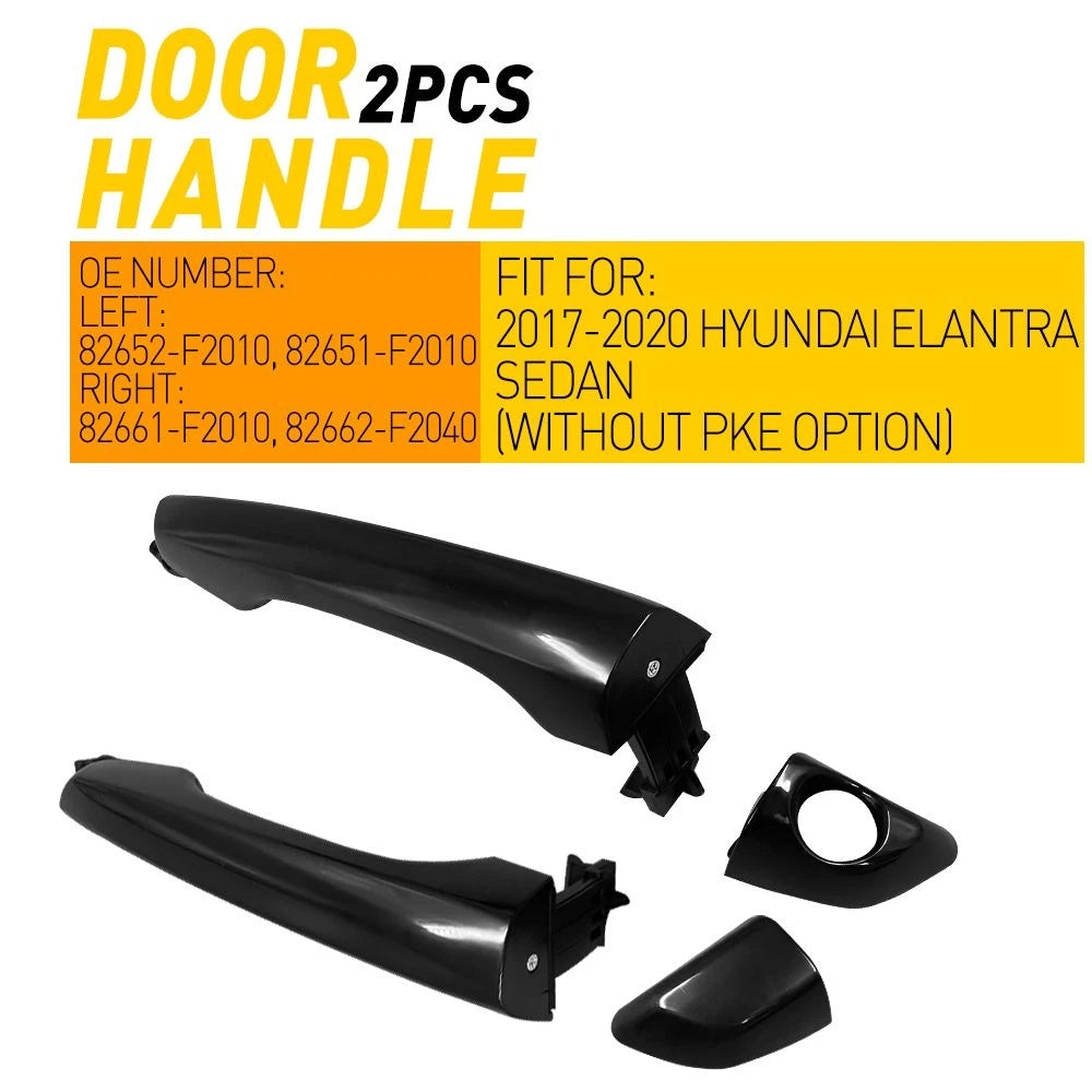 Driver Side Exterior Door Handle Cap for Hyundai Elantra (2017–2022)