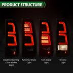 LED Tube Tail Lights for Chevy Silverado GMC Sierra (1999–2006)