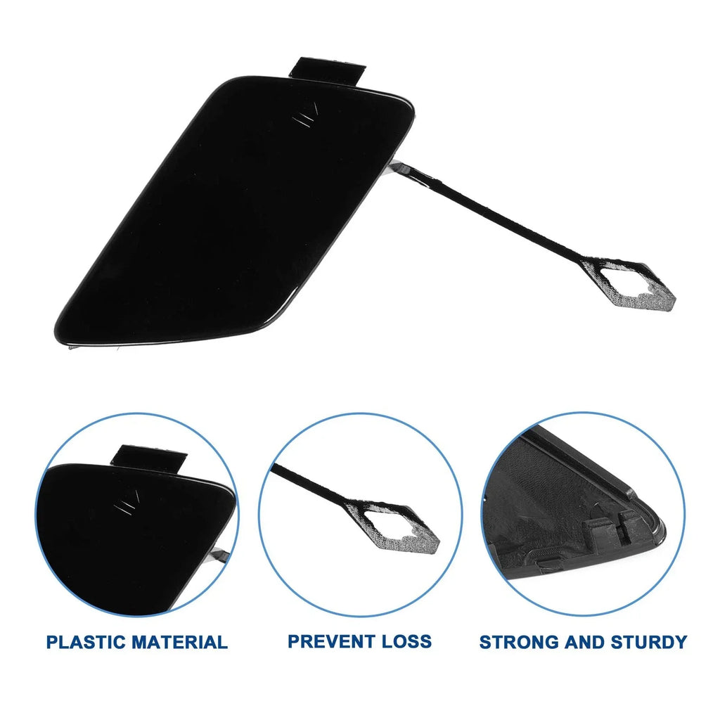 Front Bumper Tow Hook Cover for Mercedes-Benz SLK W172 (2004-2011) Black