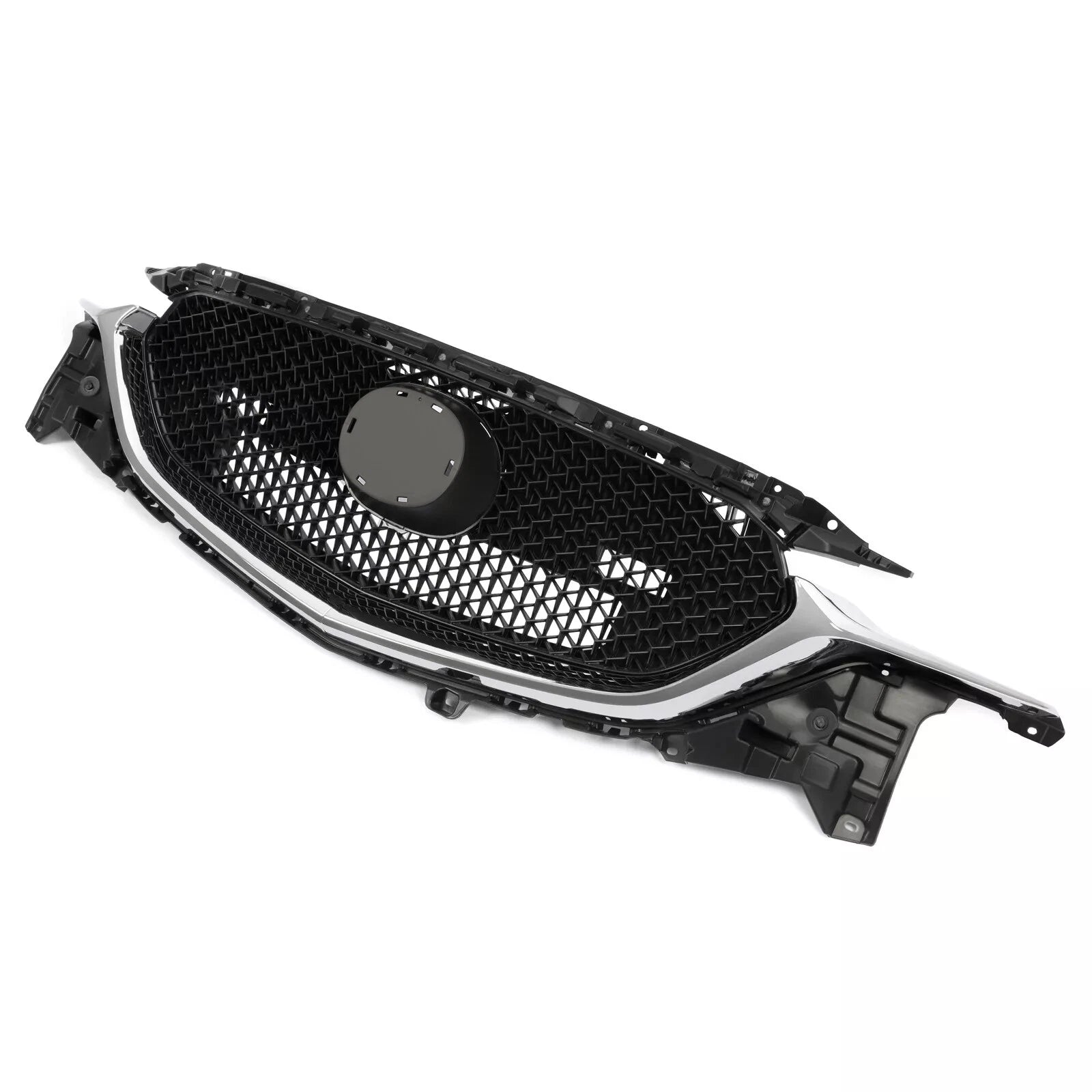Chrome Trim Mesh Front Upper Grille for Mazda CX-5 (2017–2021)