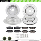 Brake Rotors and Pads Kit for Toyota Highlander (2014–2016)