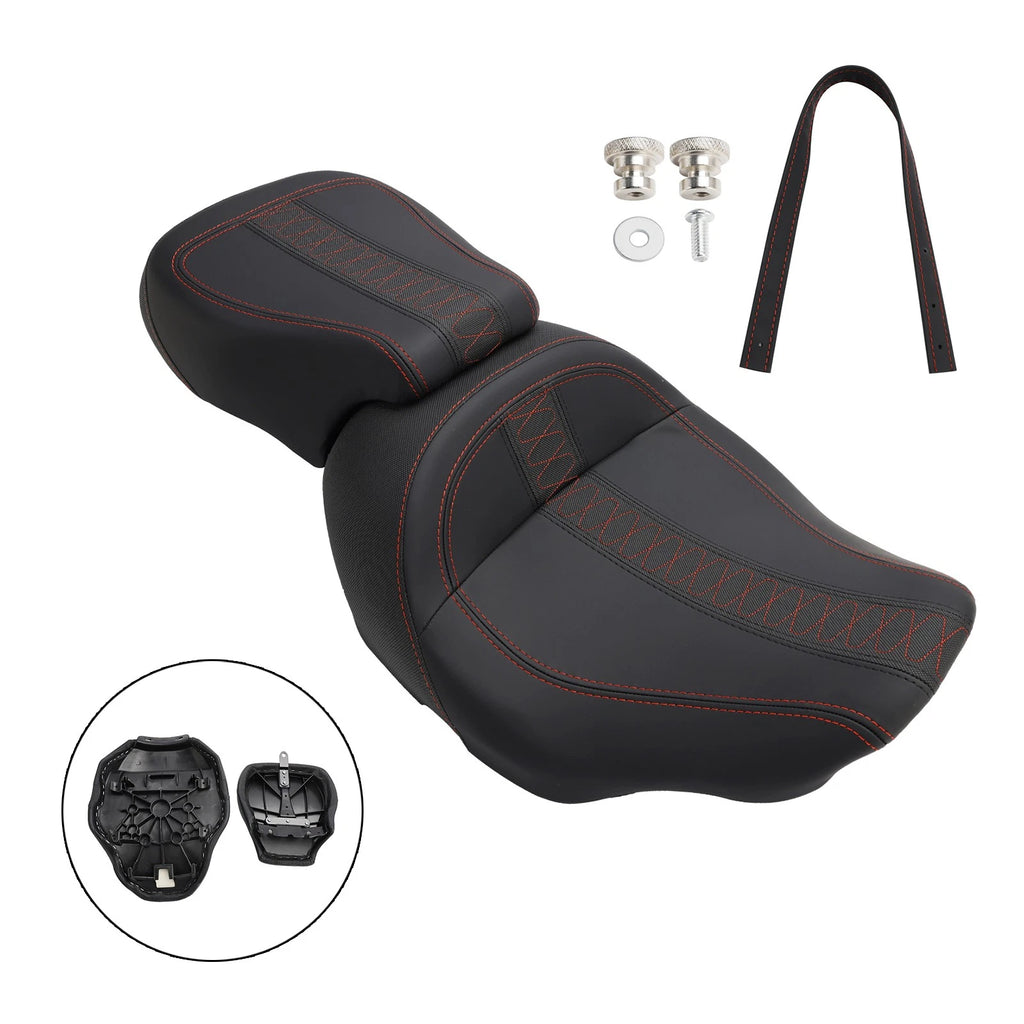 Seat Replacement for Harley Touring CVO Glide (2023–2024) - Red