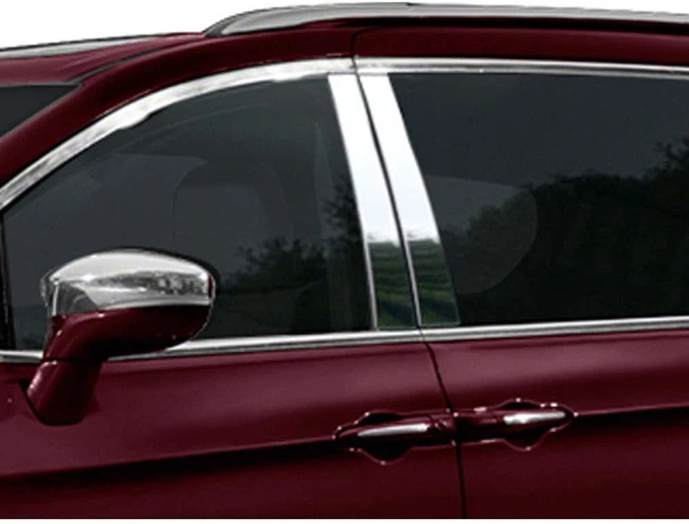 Luxury FX Stainless Steel Pillar Post Trim 4pc for Chrysler Pacifica (2017–2023)