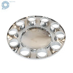 Set of 2 Chrome Wheel Center Caps for Front Axle
