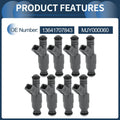 Fuel Injector 4.4L 8 Pcs for BMW 540i Base (1999 - 2003)