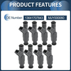 Fuel Injector 4.4L 8 Pcs for BMW 540i Base (1999 - 2003)