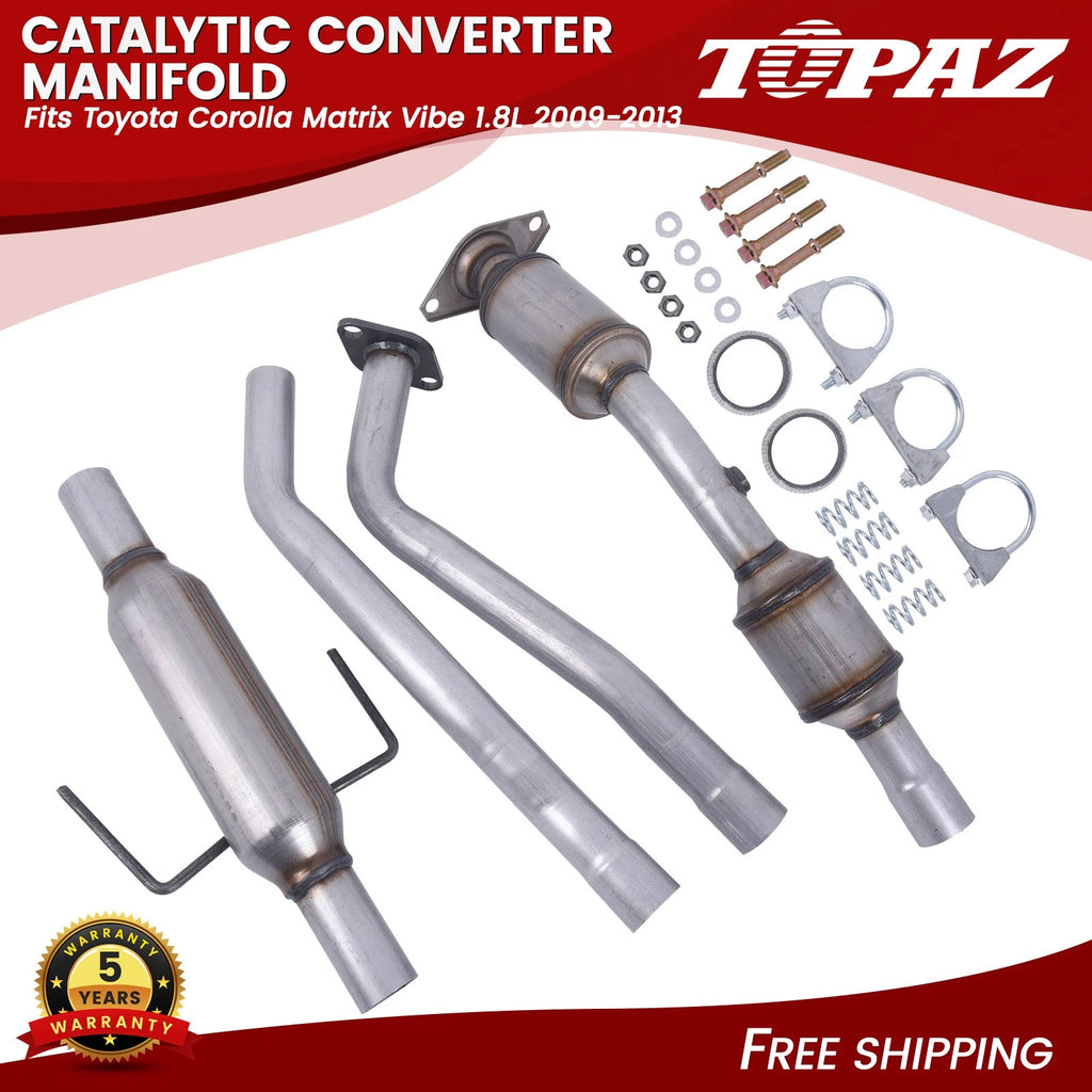 Catalytic Converter Manifold for Toyota Corolla Matrix Vibe (2009–2013)