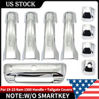 Chrome Door Handle & Tailgate Covers for Dodge Ram 1500 (2019–2023)