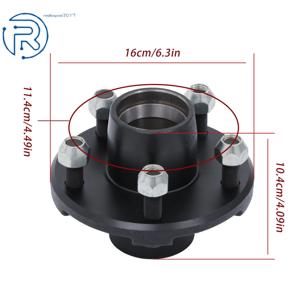 Trailer Hub Assembly for 2000 lb Axle (5 Lug on 4.5")