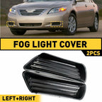 2Pcs Front Bumper Fog Light Covers for Toyota Camry (2007–2009) Waterproof