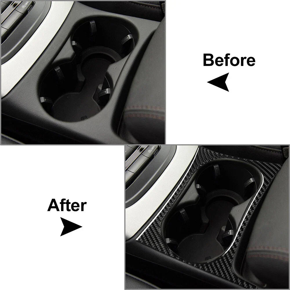 Carbon Fiber Water Cup Holder Trim for Audi Q5 SQ5 (2010-2018)