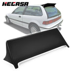 Rear Roof Spoiler Wing for Honda Civic Hatchback EF9 (1988–1991) Primed Black