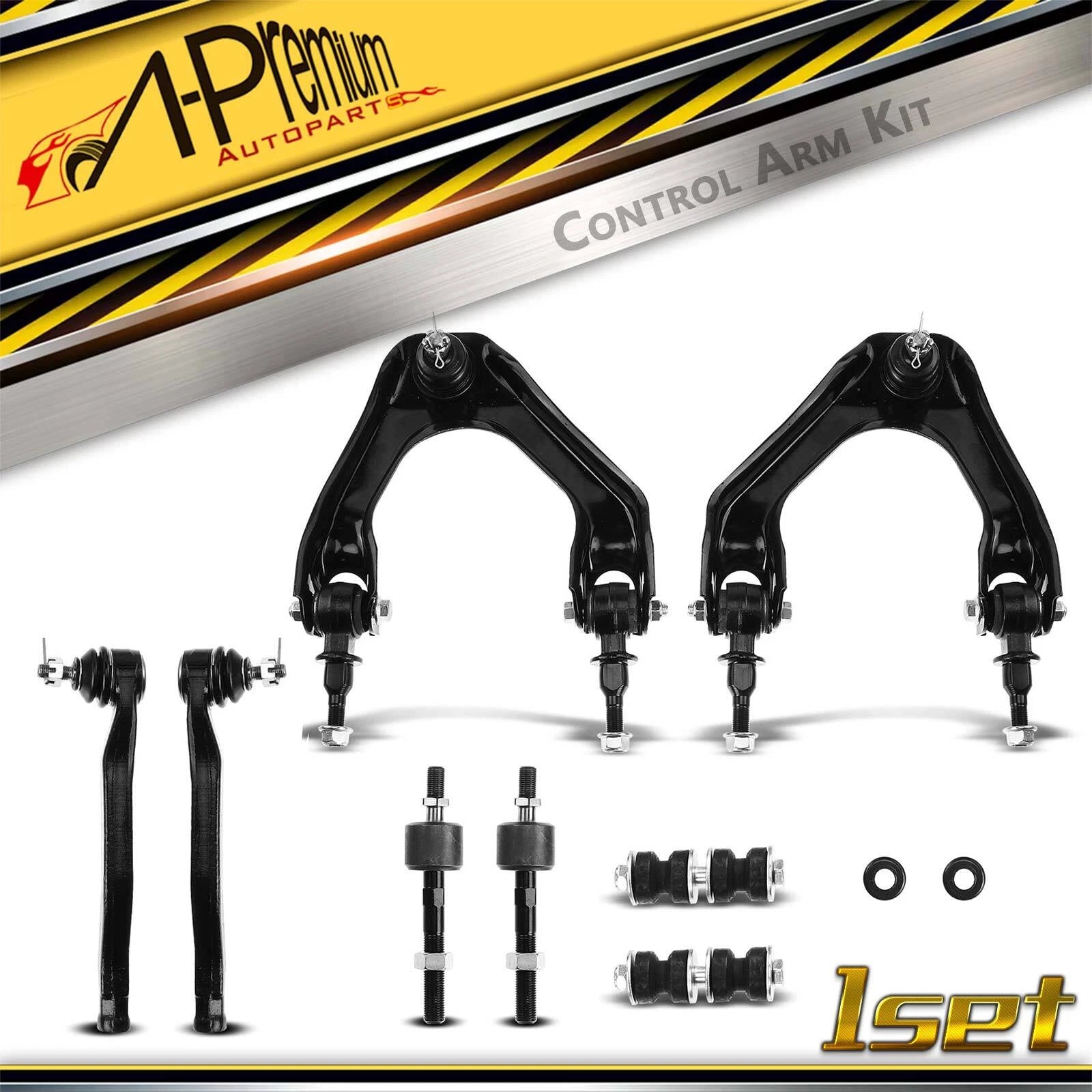 8x Front Control Arm Ball Joint Sway Bar for Honda Accord (1990–1993)