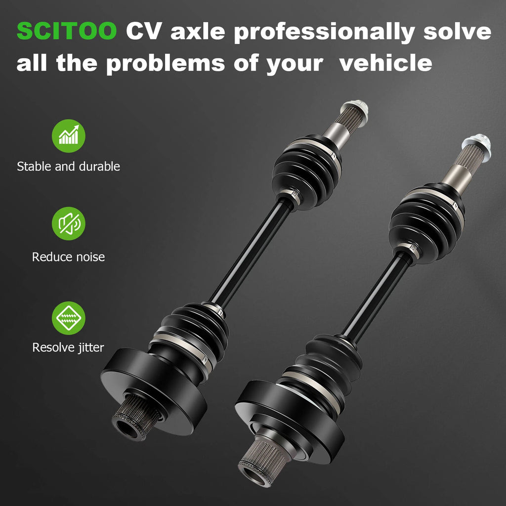 Set of 2 CV Axles for Yamaha Grizzly 660 (2003–2008)
