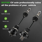 Set of 2 CV Axles for Yamaha Grizzly 660 (2003–2008)