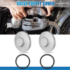 2Pcs Tappet Covers Valve Caps for Honda CB350 CB750 GL1000 VTX1800C (1970–2006)