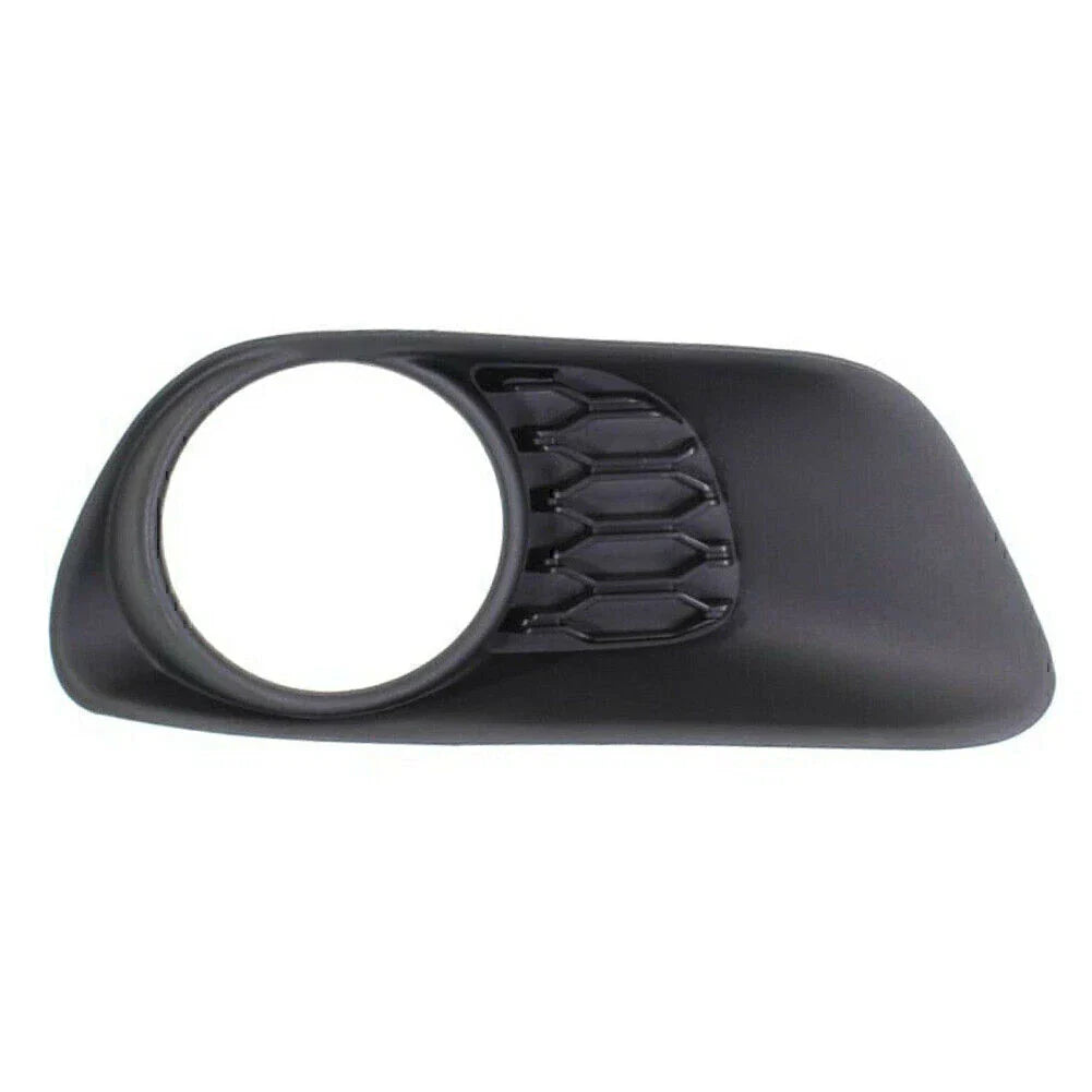 Black Right Side Front Bumper Fog Light Bezels for Dodge Caravan (2011-2017)