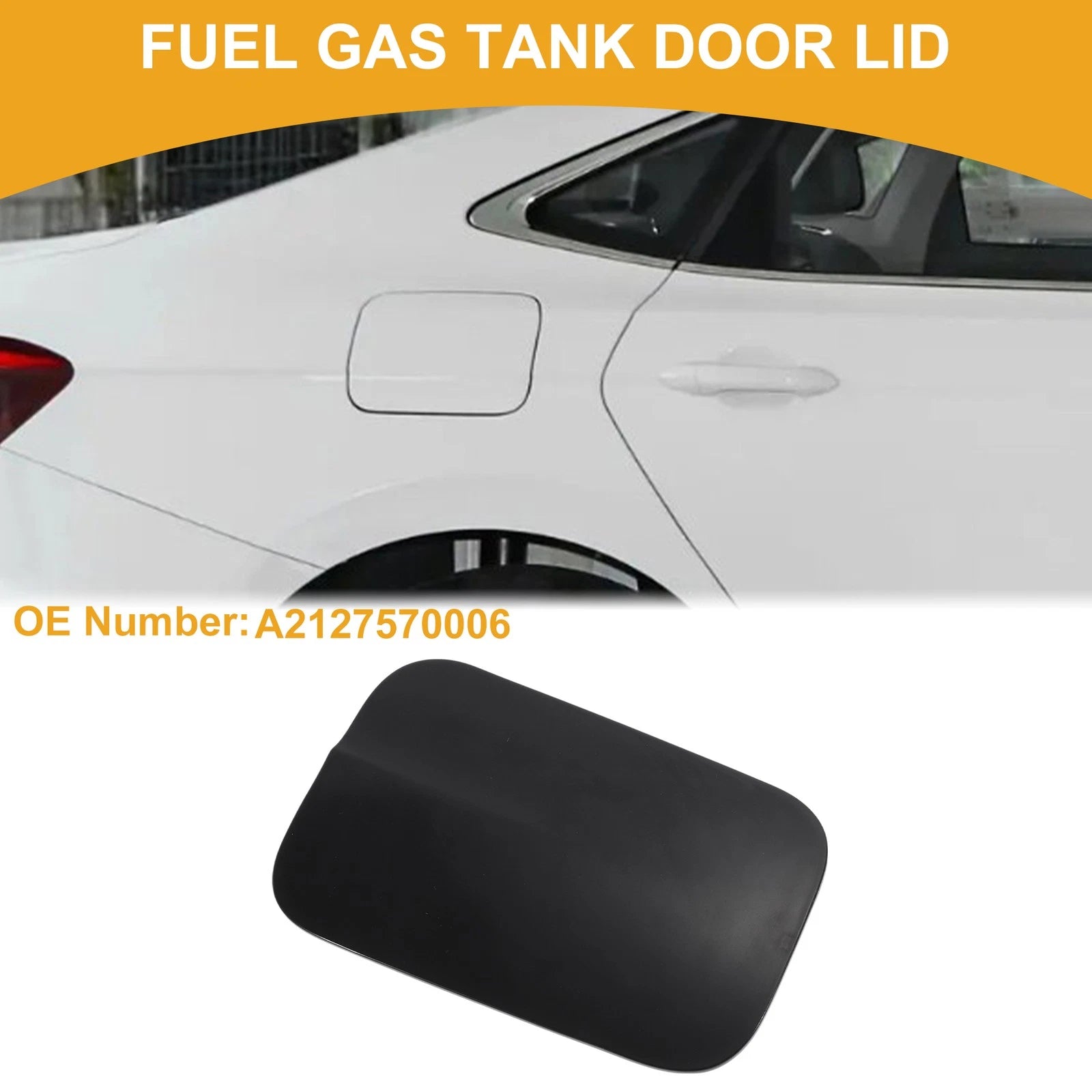 Fuel Tank Door Cap for Mercedes-Benz W212 (2009–2015) Clip Type No.A2127570006