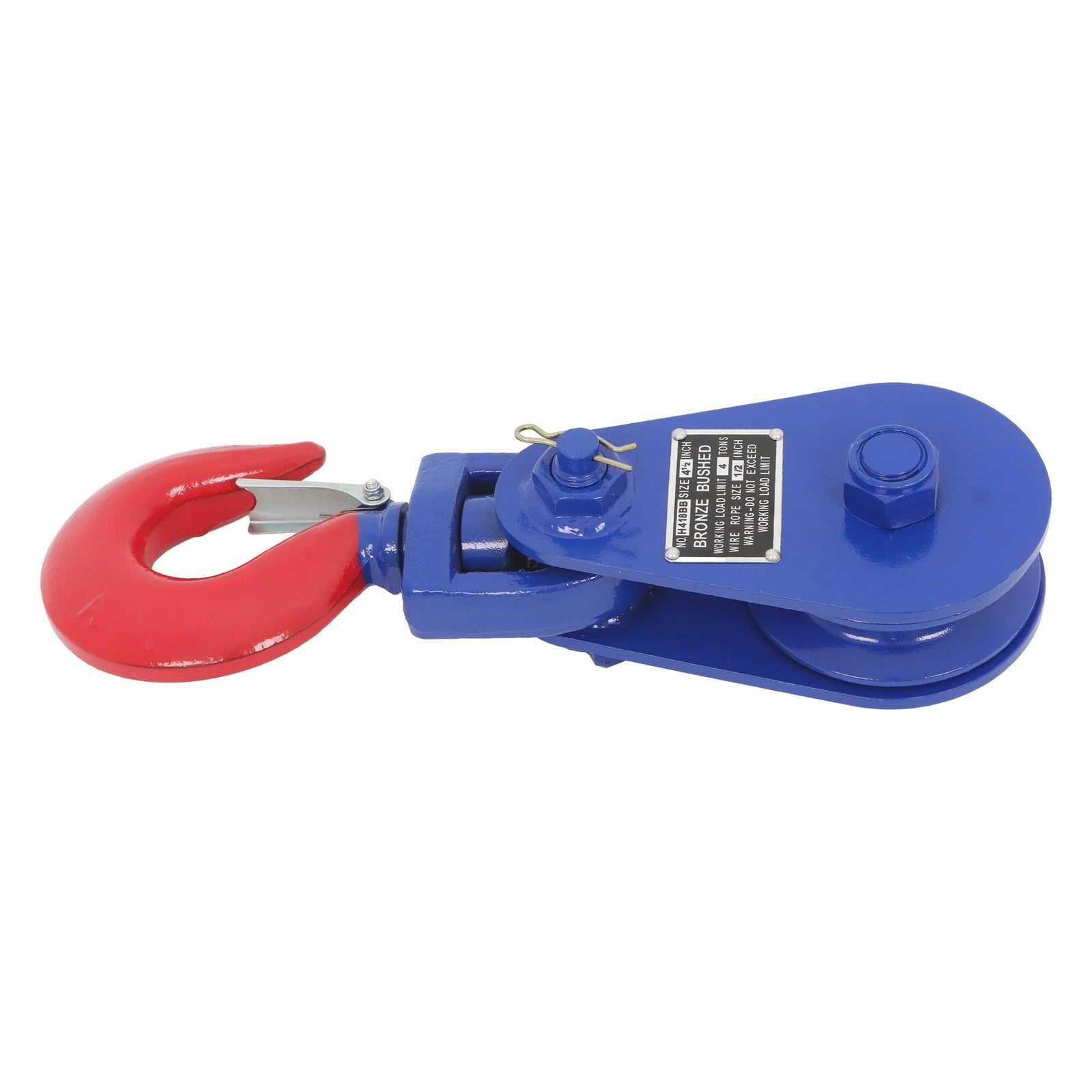 8800 lbs Snatch Block with Swivel Shackle for Off-Road Vehicles