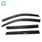 Set of 4 Black Vent Window Visors for Toyota RAV4 (2006-2012)