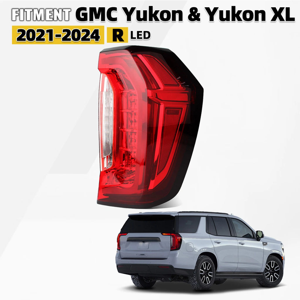 DOT LED Tail Light Brake Lamp Outer Passenger Side for GMC Yukon (2021–2024)