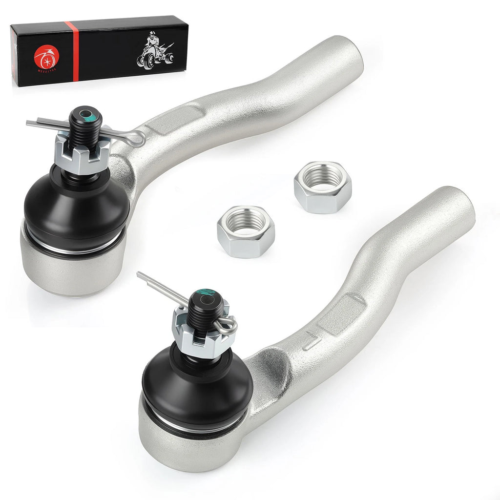 Set of 2 Outer Tie Rod Ends & Nuts for Honda Pioneer 1000 1000-5 (2016–2021)