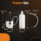 Manual Brake Clutch Bleeder Fluid Tool Kit for Universal Use (3L + 1L)