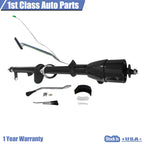 35" Universal Black Tilt Steering Column for Custom Applications (W/O Wheel)