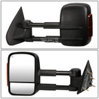 Set of 2 Power Heated LED Signal Light Towing Mirrors for GM GMTK2XX (2014–2020)